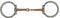 Showman Showman Stainless Steel Engraved Broken Mouth Bit
