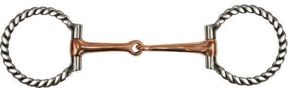 Showman Showman Stainless Steel Engraved Broken Mouth Bit