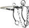 Showman Showman Stainless Steel Hackamore With Rope Nose