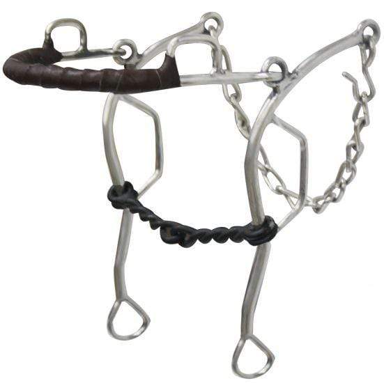 Showman Showman Stainless Steel Reining Bit With 8" Cheeks