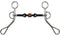 Showman Showman Stainless Steel Training Bit With Copper Roller