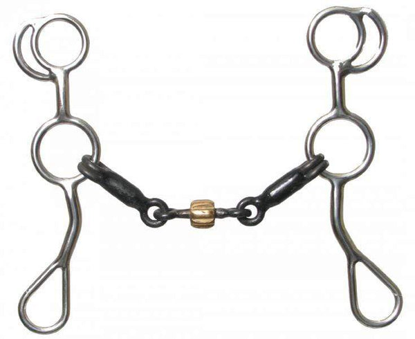 Showman Showman Stainless Steel Training Snaffle Bit