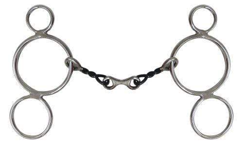 Showman Showman Stainless Steel Wonder Bit With Sweet Iron Twisted Mouth And Dog Bone