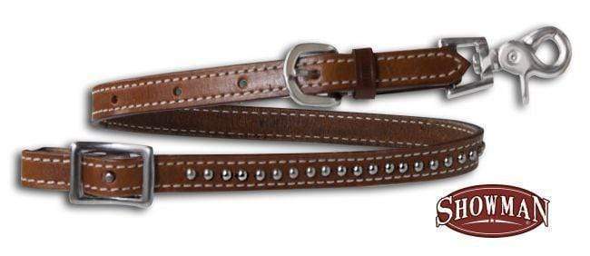 Showman Showman Studded Leather Wither Strap With Scissor Snap