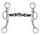 Showman Showman Sweet Iron Dog Bone Mouth Snaffle Bit With Copper Rings