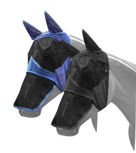 Showman Showman Teddy Fleece Flymask With Detachable Nose