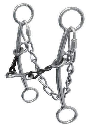 Showman Showman Twisted Sweet Iron Bit With Dog Bone