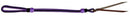 Showman Showman Two Tone Braided Nylon Quirt With Leather Popper