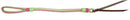Showman Showman Two Tone Braided Nylon Quirt With Leather Popper
