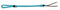 Showman Showman Two Tone Braided Nylon Quirt With Leather Popper