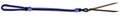 Showman Showman Two Tone Braided Nylon Quirt With Leather Popper