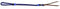 Showman Showman Two Tone Braided Nylon Quirt With Leather Popper