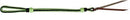 Showman Showman Two Tone Braided Nylon Quirt With Leather Popper