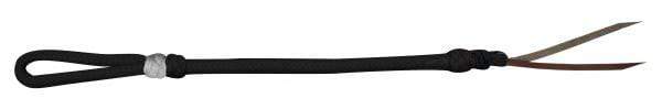 Showman Showman Two Tone Braided Nylon Quirt With Leather Popper