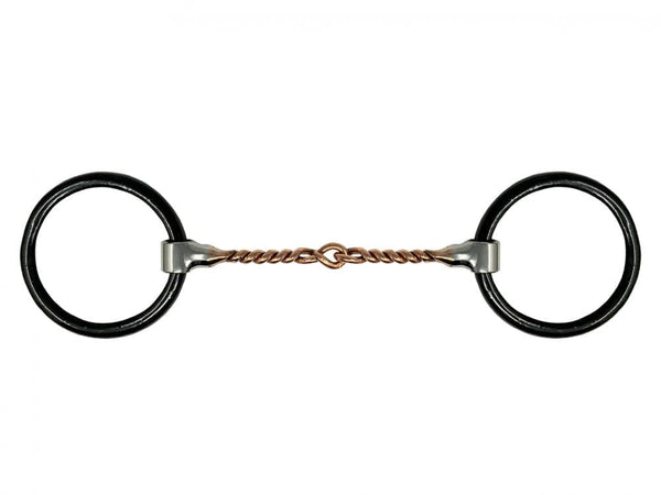 Showman Showman Weighted Loose Ring Copper Wire Mouth Bit