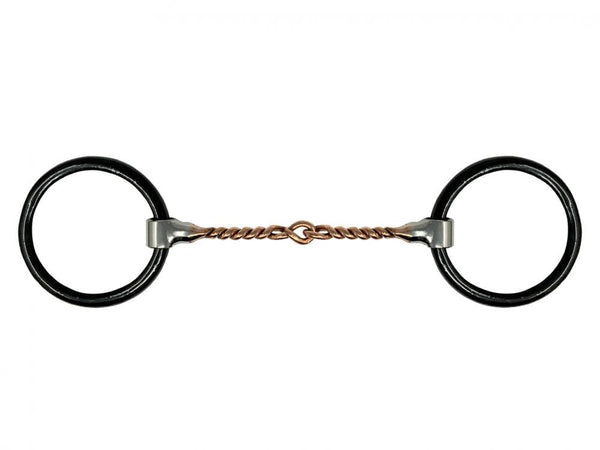 Showman Showman Weighted Loose Ring Copper Wire Mouth Bit