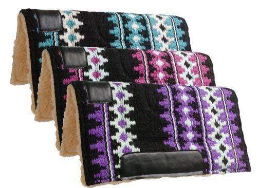 Showman Showman Woven Wool Top Pad With Fleece Bottom