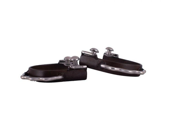Showman Showman Youth Antique Brown Bumper Spurs