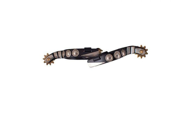 Showman Showman Youth Black Steel Spurs
