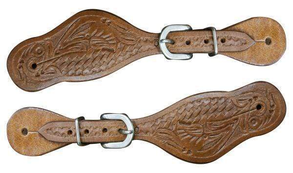 Showman Showman Youth Floral Spur Straps