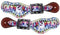Showman Showman Youth Rainbow Unicorn Spur Straps