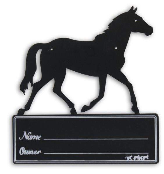 Showman Trotting Horse Stall Name Plate
