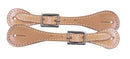 Showman Youth Leather Spur Straps