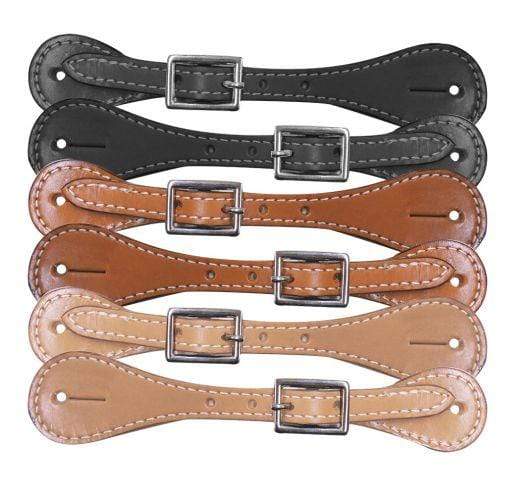 Showman Youth Leather Spur Straps