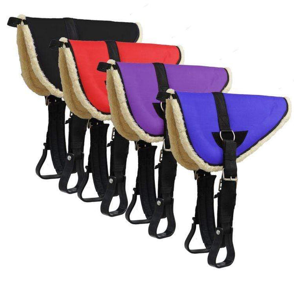 Showman Youth/Pony Kodel Fleece Bottom Bareback Pad With Cordura Nylon Top