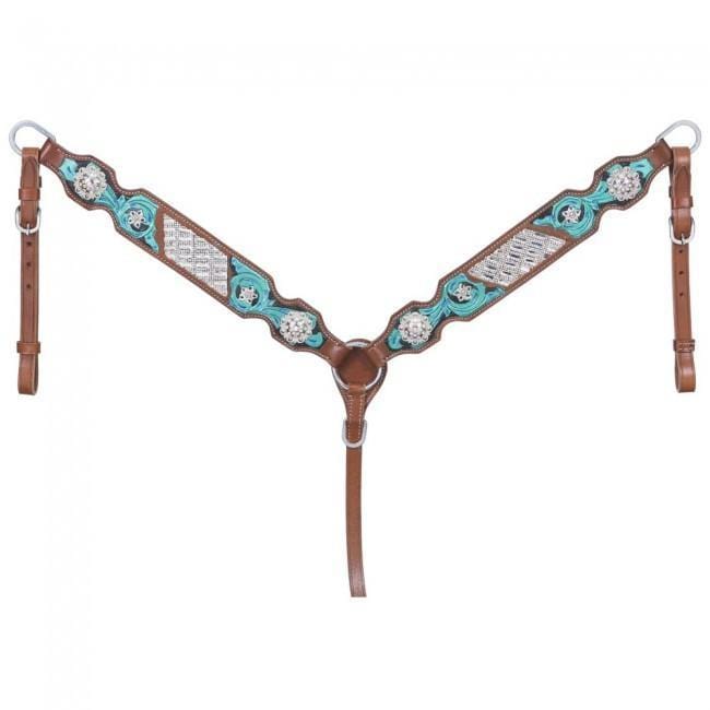 Tough-1 Ashton Collection Browband or One Ear Headstall Set