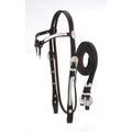Tough-1 Full Silver Show Futurity Brow Headstall