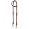Tough-1 Harness Leather Single Ear Headstall w/ Tie Ends