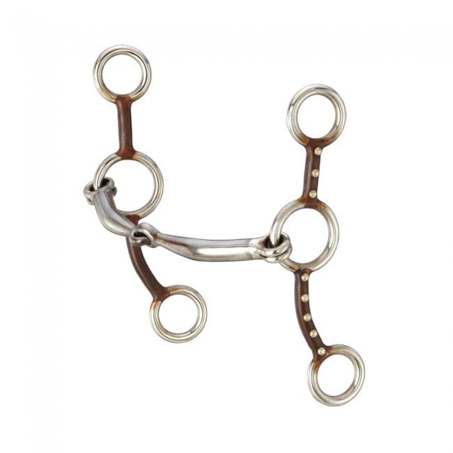 Tough-1 Kelly Silver Star Jr. Cow Horse Snaffle Bit