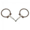 Tough-1 Kelly Silver Star Off-Set Dee Bit w/ Dots Snaffle