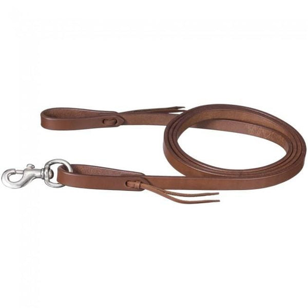 Tough-1 Large Pony Harness Leather Roping Reins with Tie Ends