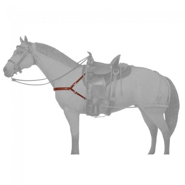 Tough-1 Leather Mule 4 Point Breastcollar