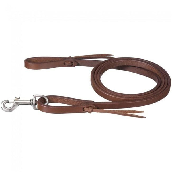 Tough-1 Miniature Harness Leather Roping Reins with Tie Ends