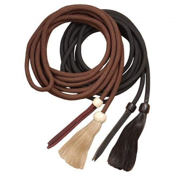 Tough-1 Royal King Braided Mecate Rope w/ Horsehair Tassel