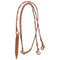 Tough-1 Royal King Braided Show Romel Reins W/ Silver Layered Ferrules