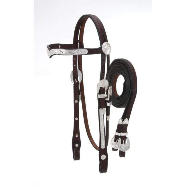 Tough-1 Royal King V Browband Show Headstall