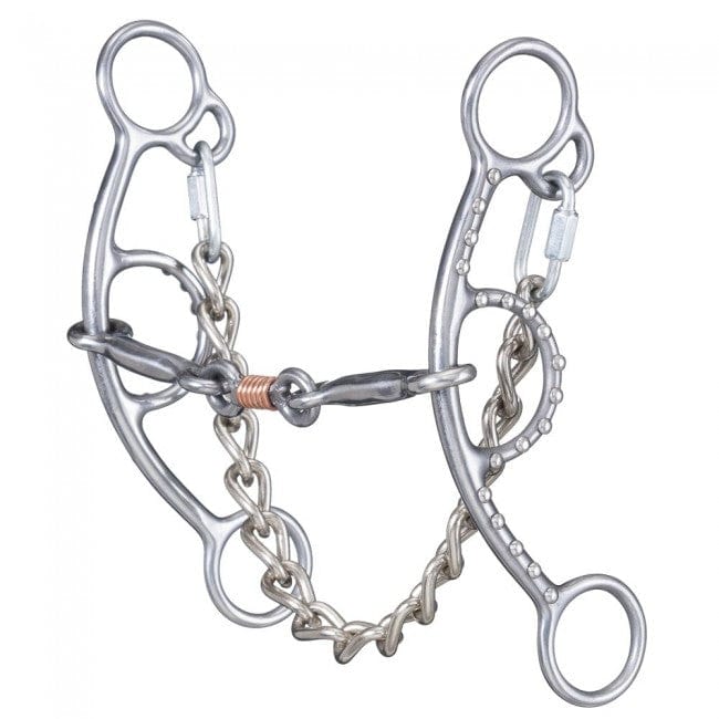 Tough-1 Sweet Iron 3 Piece Short Shank Gag Bit