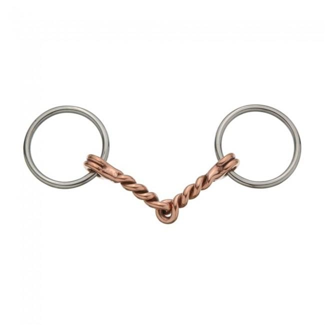 Tough-1 Tough-1 Kelly Silver Star Miniature Twisted Wire Snaffle