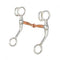 Tough-1 Tough-1 Kelly Silver Star Tom Thumb Bit w/ Copper Mouth-Miniature Horse