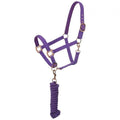 Tough-1 Tough-1 Neoprene Padded Halter with Antique Hardware Lead Set