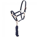 Tough-1 Tough-1 Neoprene Padded Halter with Antique Hardware Lead Set