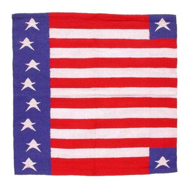 Tough-1 Tough-1 Patriotic American Flag Western Saddle Blanket