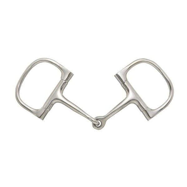 Tough-1 Tough1 Barrel D Ring Snaffle  Bit- 4 1/2"
