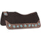 Tough-1 Tough1 Floral Tooled Contour Felt Saddle Pad 31" x 32"