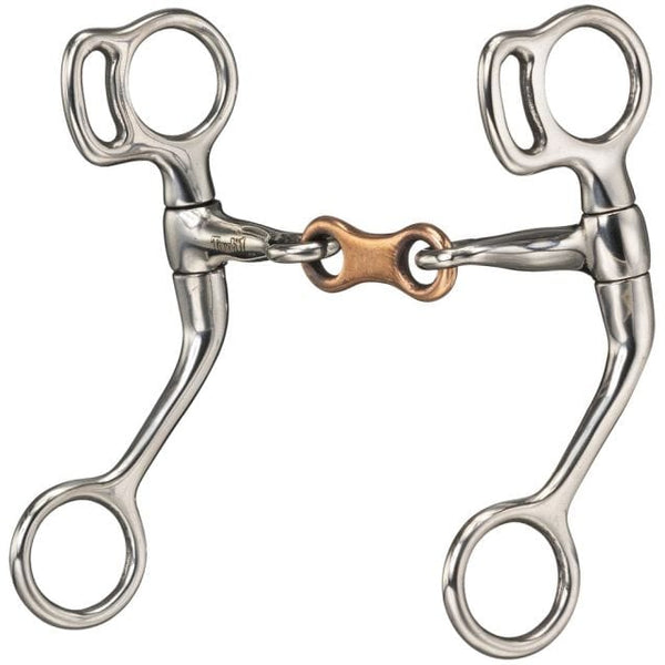 Tough-1 Tough1 French Link Tom Thumb Bit - 3 1/2"