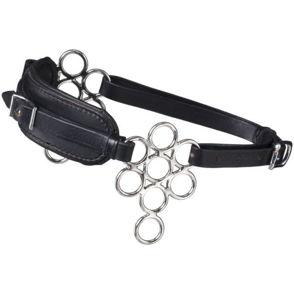 Tough-1 Tough1 Multi-Ring Hackamore with Leather Nose